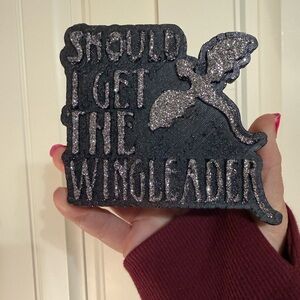 Car freshie- ready to ship should I get the wing leader- has glitter